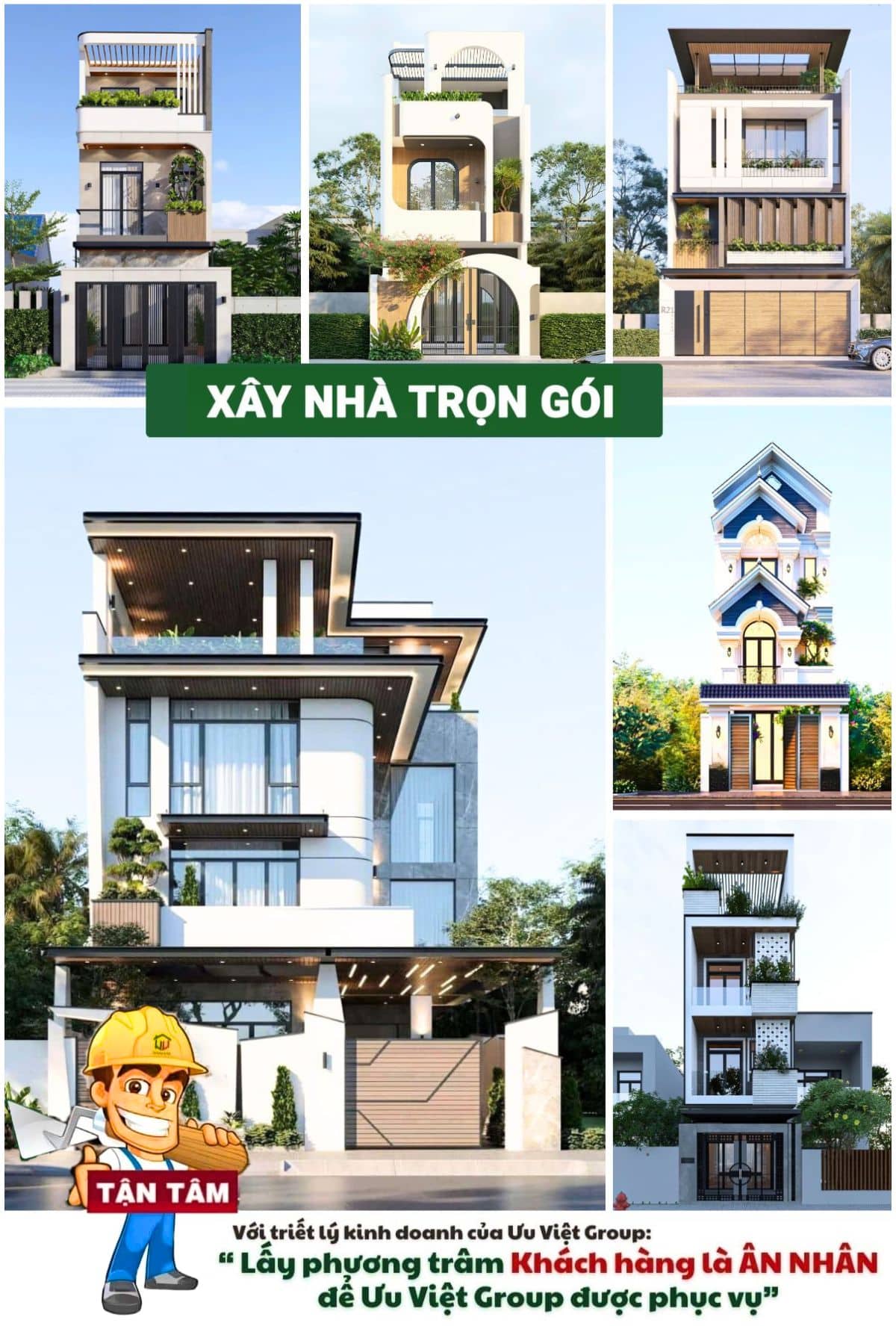 Đơn giá xây nhà trọn gói