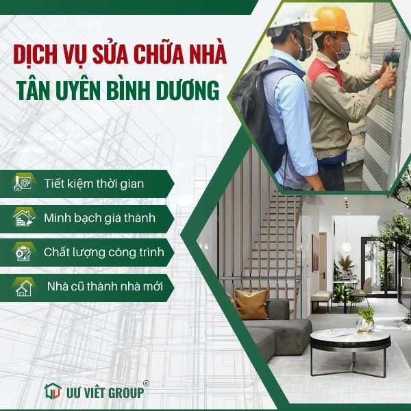 Dịch vụ sửa chữa nhà Tân Uyên Bình Dương