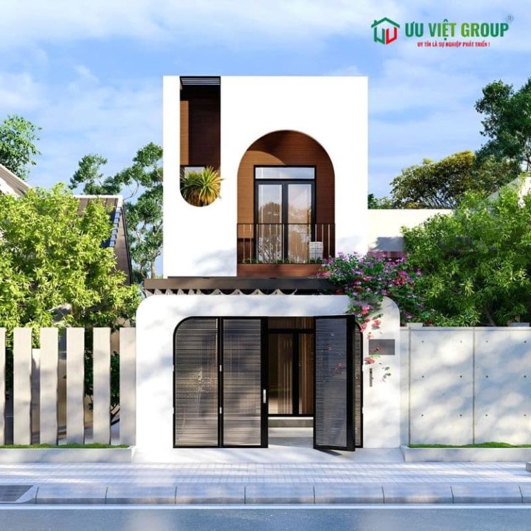 Mẫu nhà phố 1 trệt 1 lầu - Kiến Trúc Xây Dựng Ưu Việt