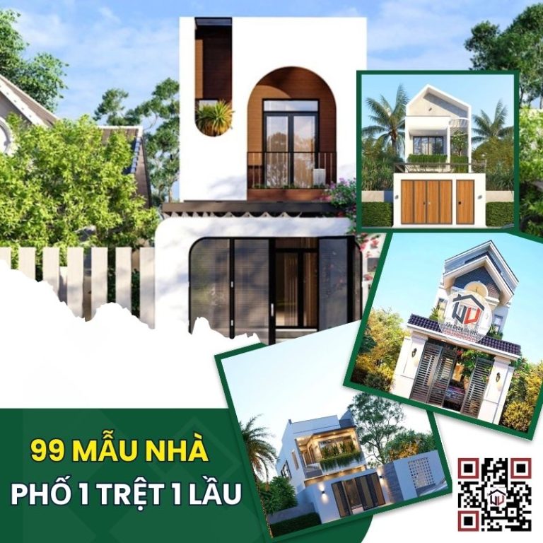 99 Mẫu nhà phố 1 trệt 1 lầu thiết kế đơn giản gọn gàng đẹp nhất