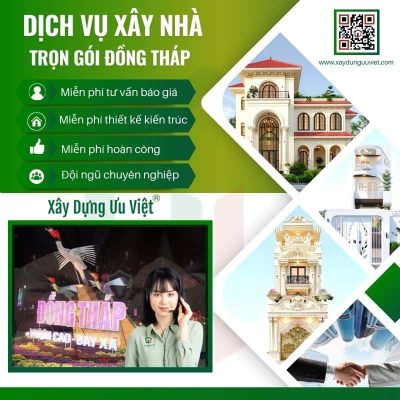 Dịch vụ xây nhà trọn gói tại Đồng Tháp