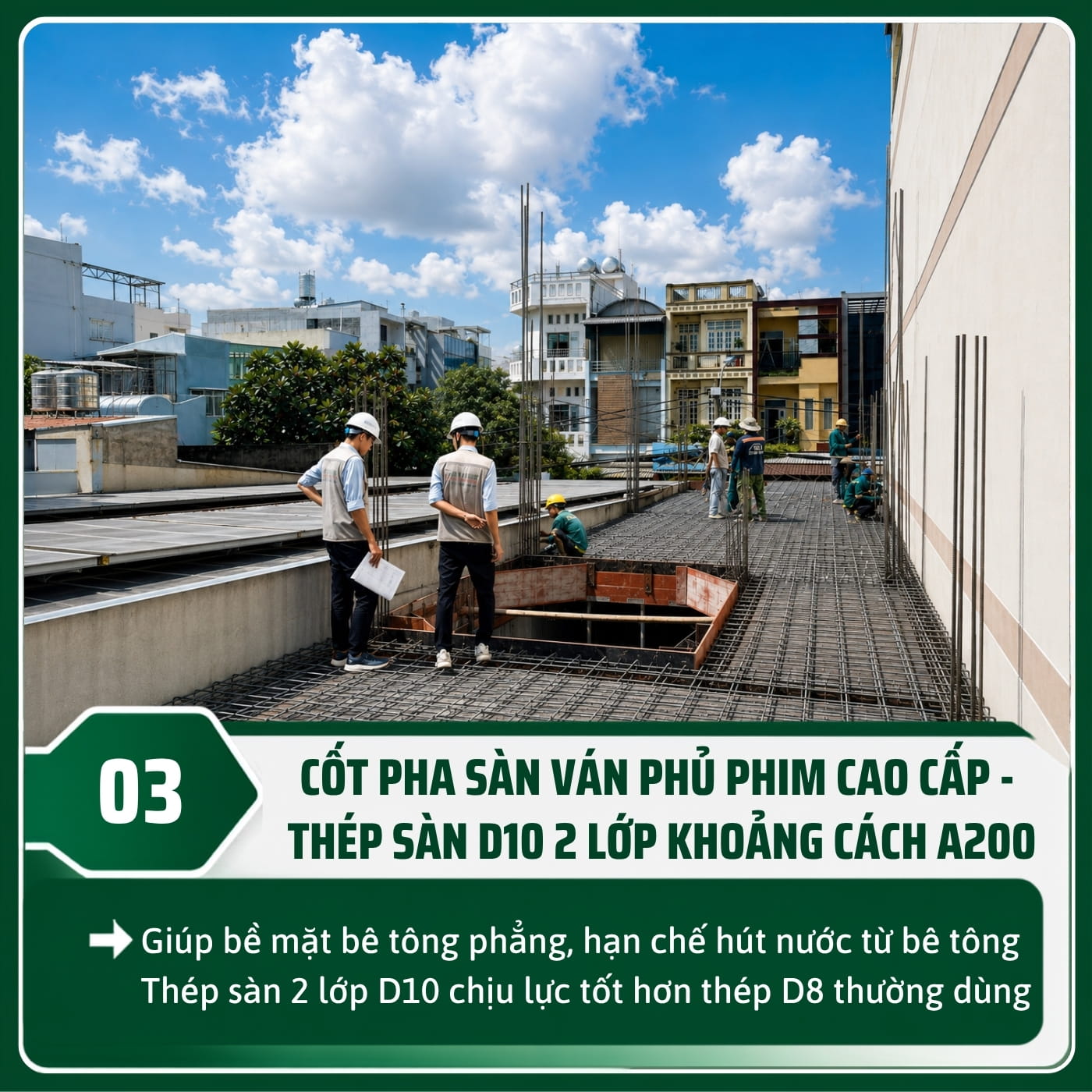 27 điểm khác biệt trong thi công
