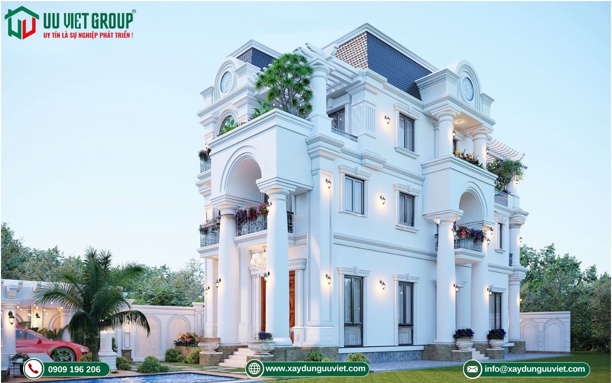 Mẫu biệt thự tân cổ điển