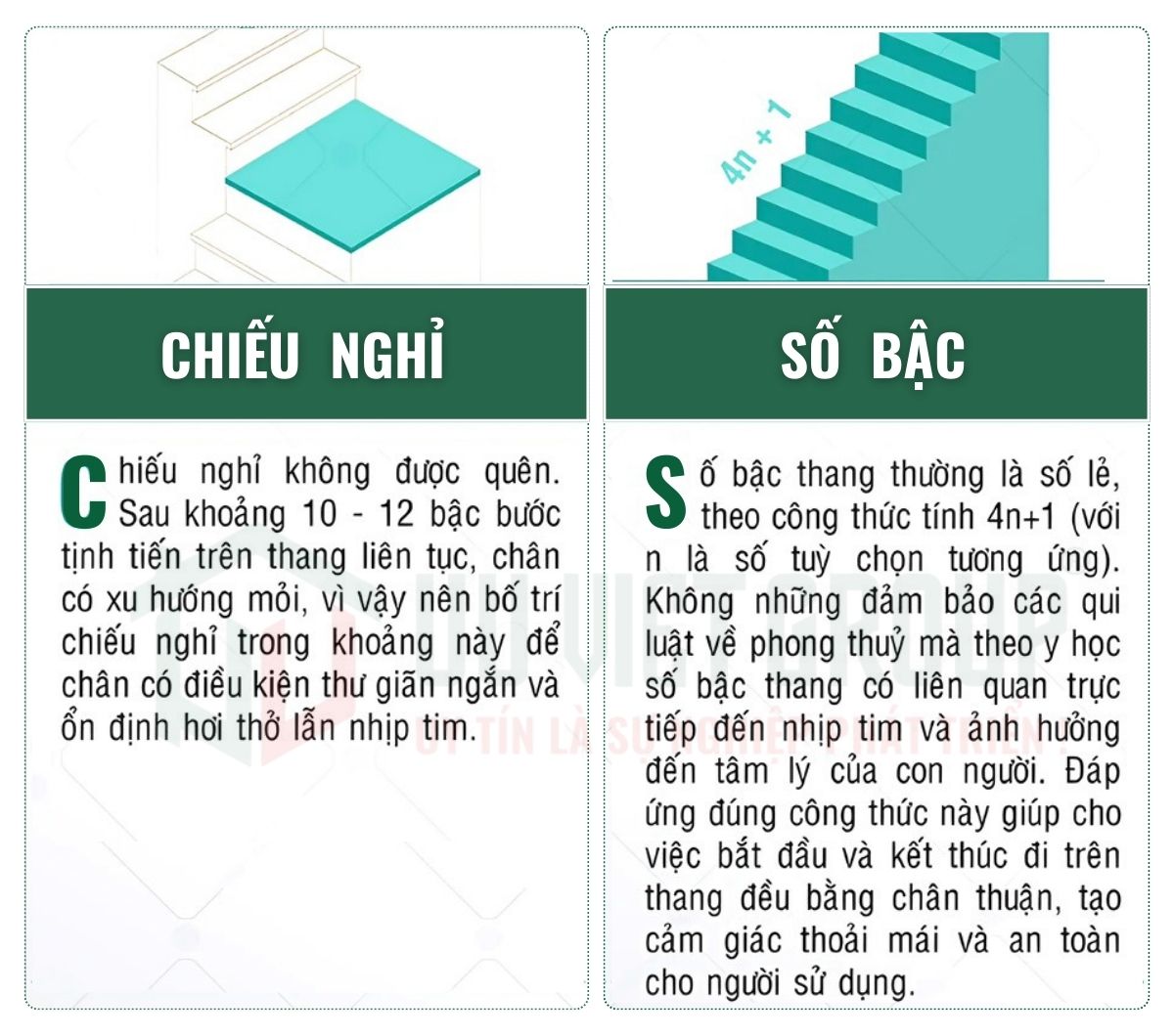 lưu ý cầu thang nhà phố