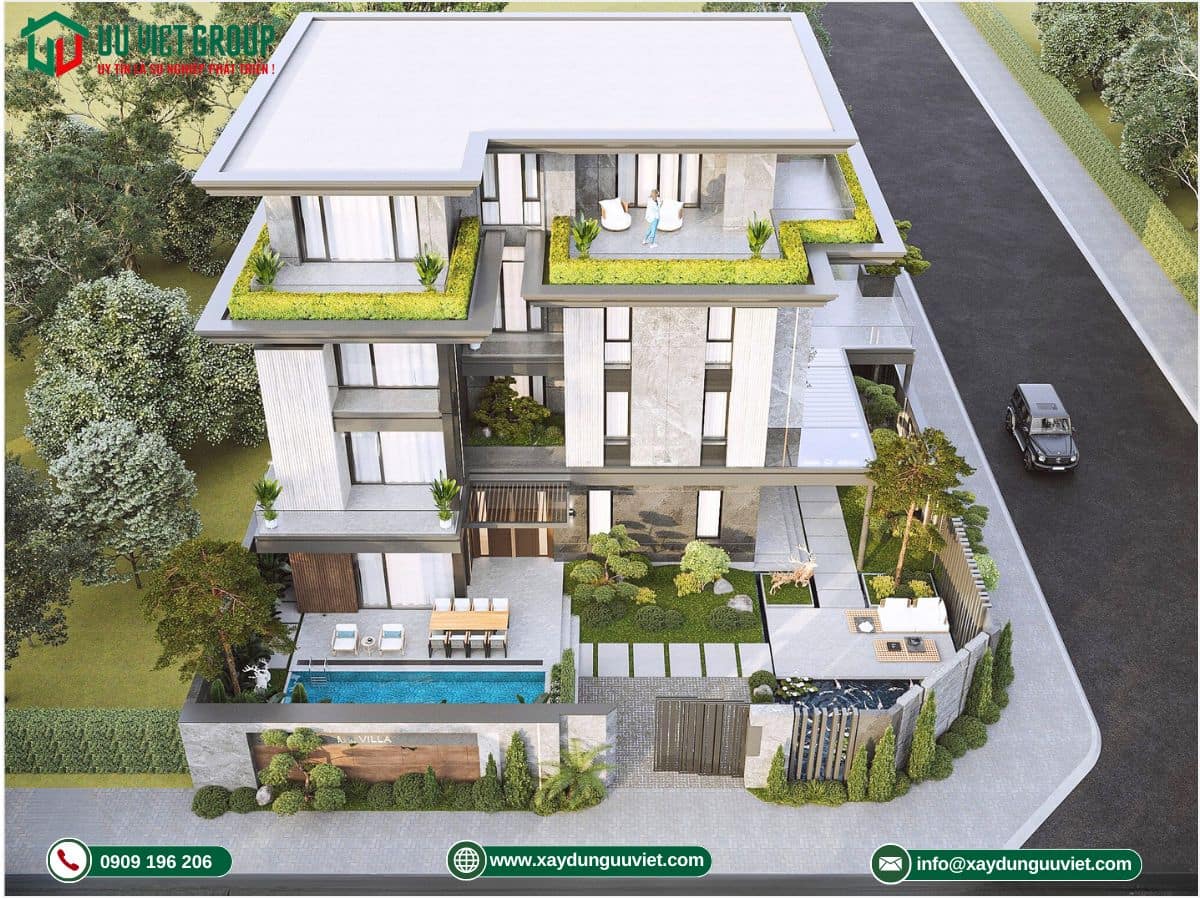 mẫu biệt thự hiện đại