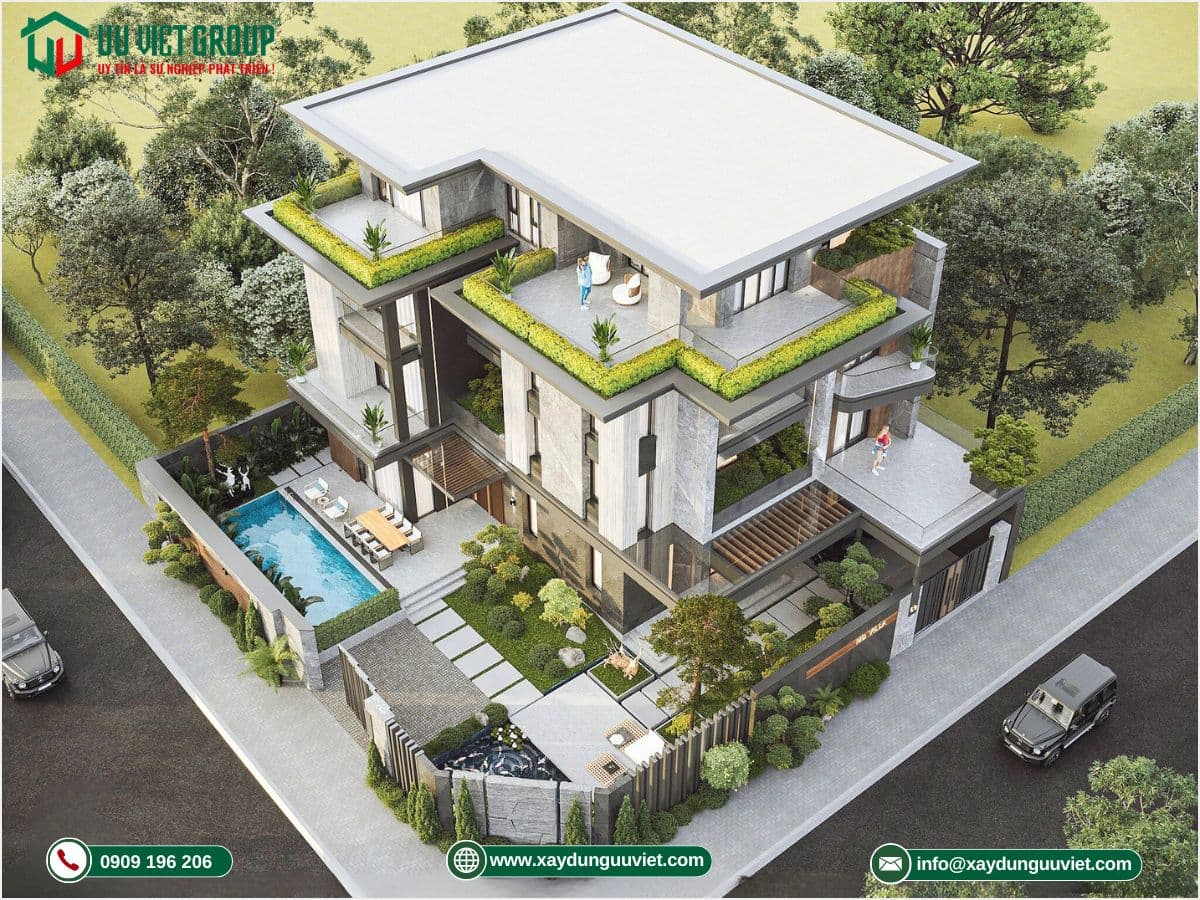 mẫu biệt thự hiện đại