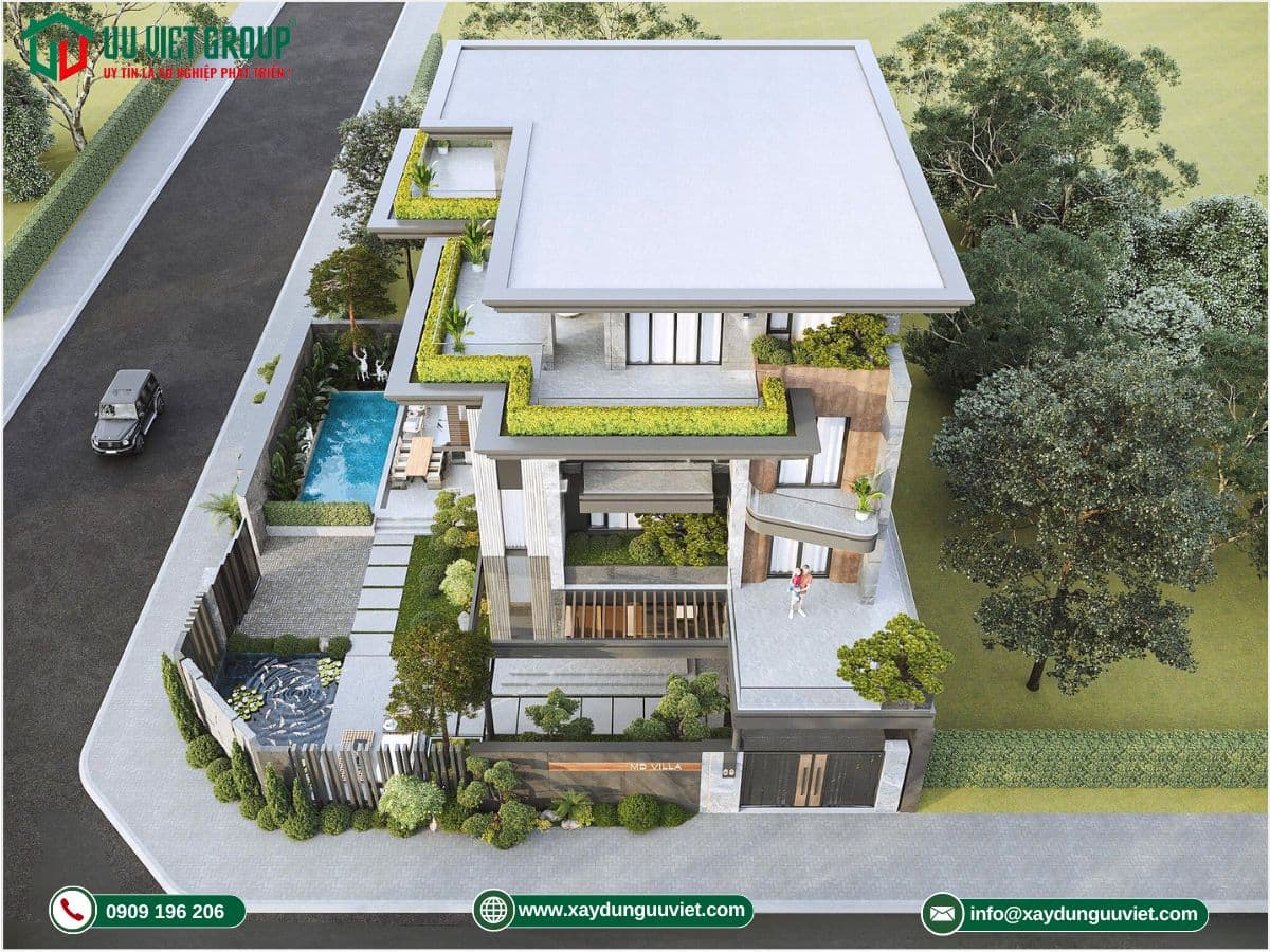 mẫu biệt thự hiện đại