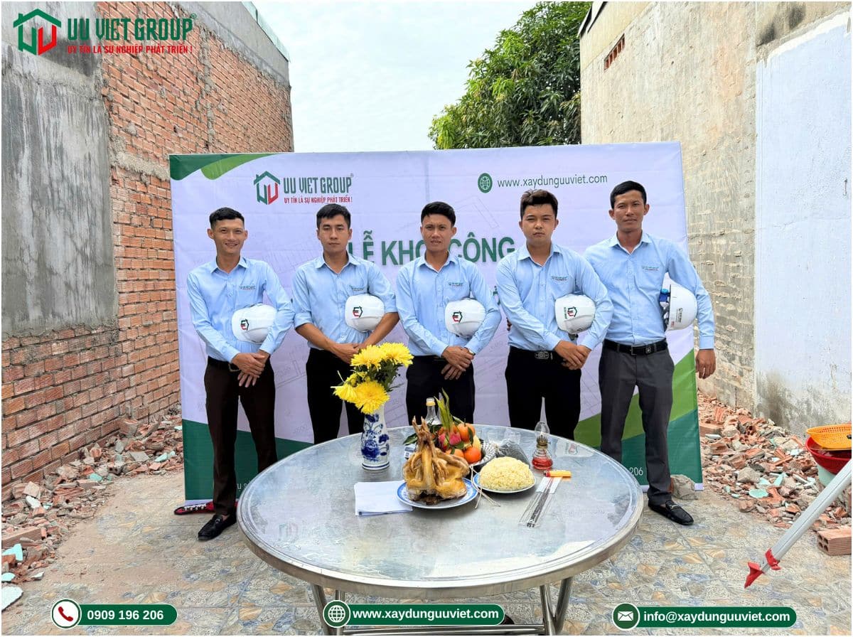 Khởi công xây dựng nhà mới