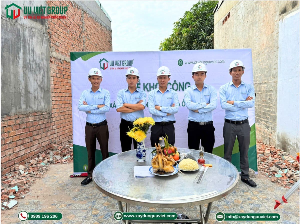 Khởi công xây dựng nhà mới