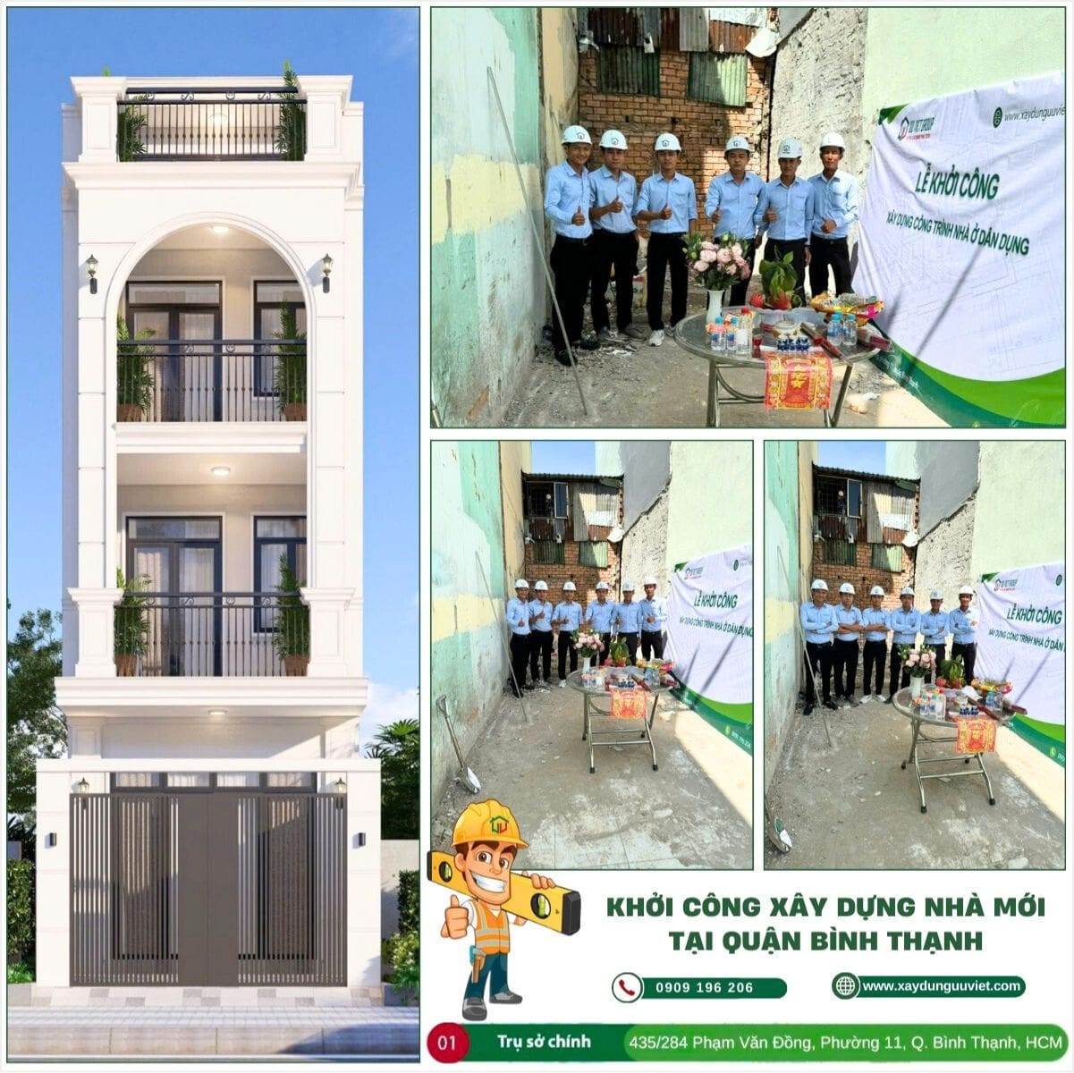 Khởi công nhà quận Bình Thạnh