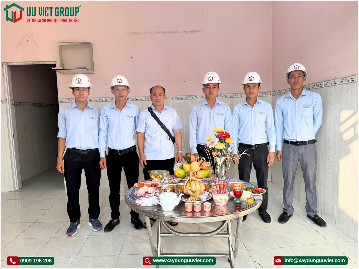 Cúng động thổ khởi công nhà mới