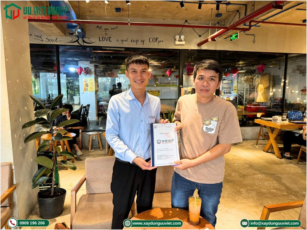 Ký hợp đồng xây dựng nhà