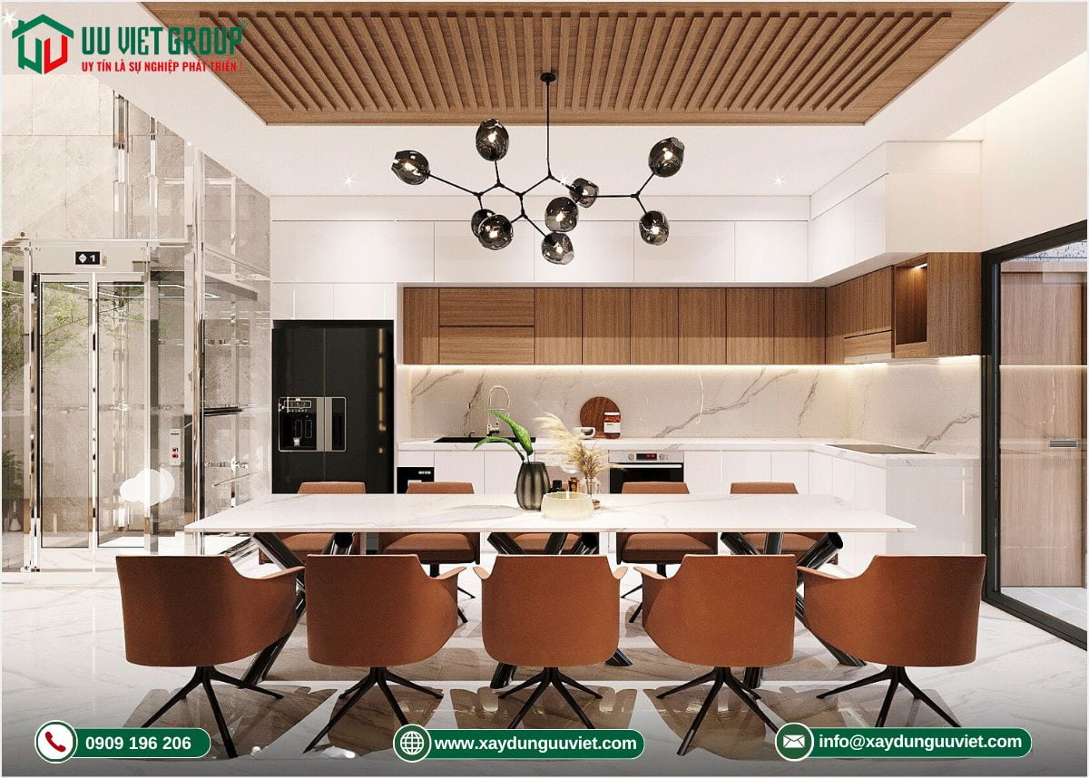 Nhà phố 1 trệt 2 lầu