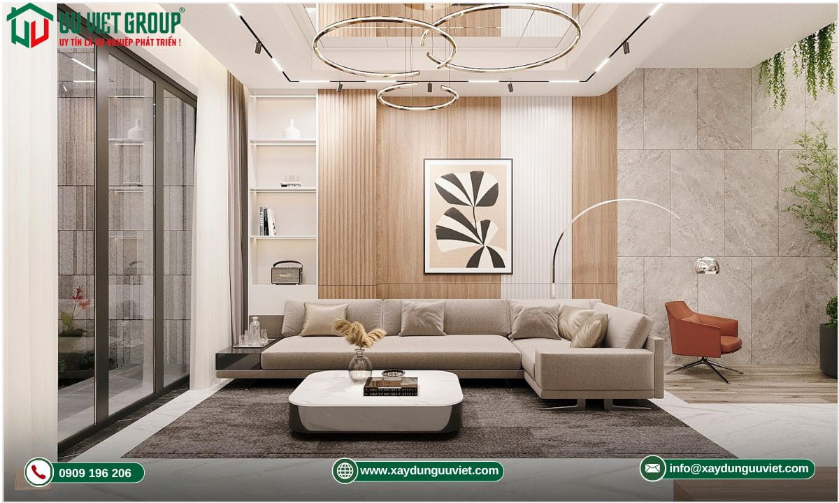 Nhà phố 1 trệt 2 lầu