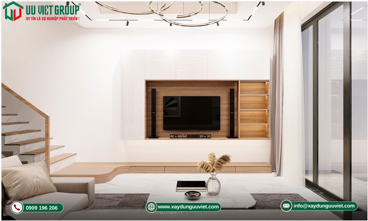 Nhà phố 1 trệt 2 lầu