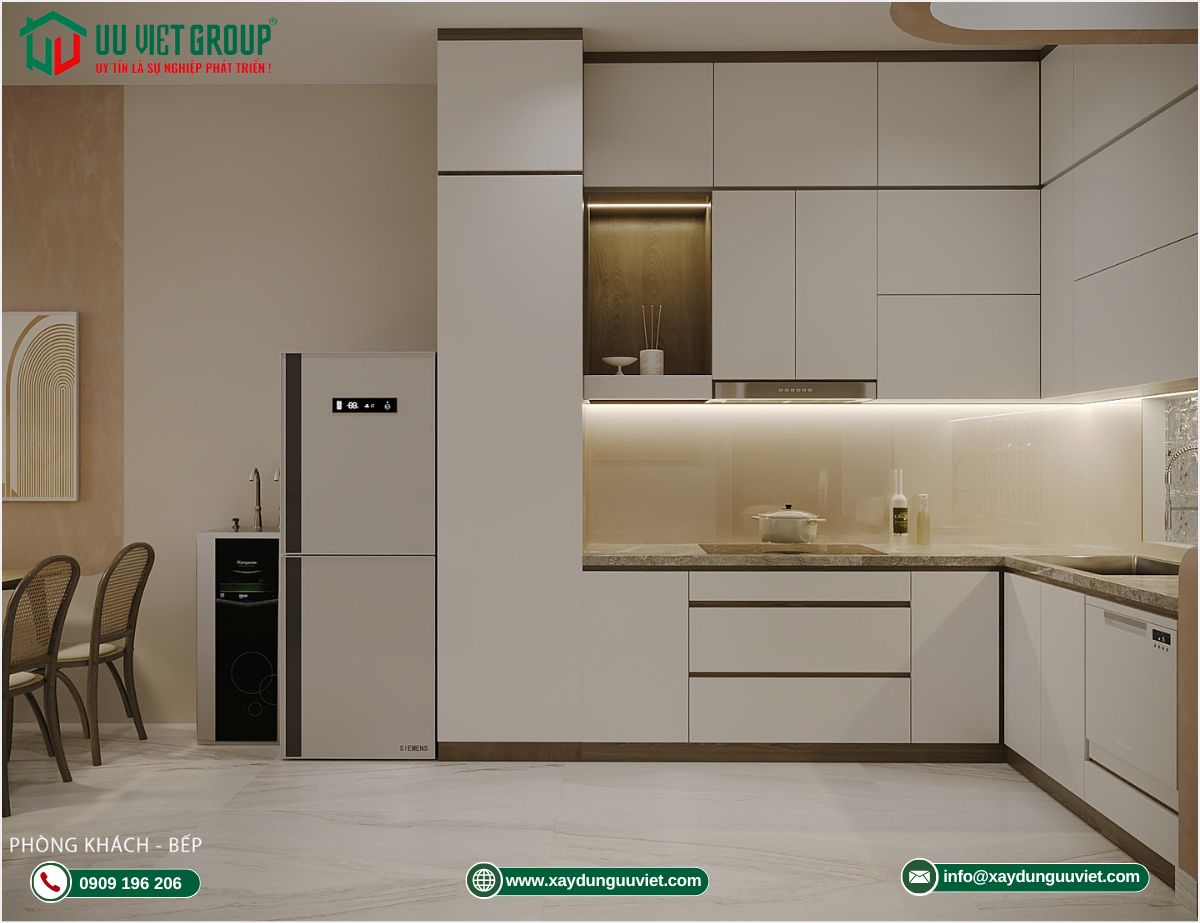 Mẫu nhà phố 1 trệt 2 lầu