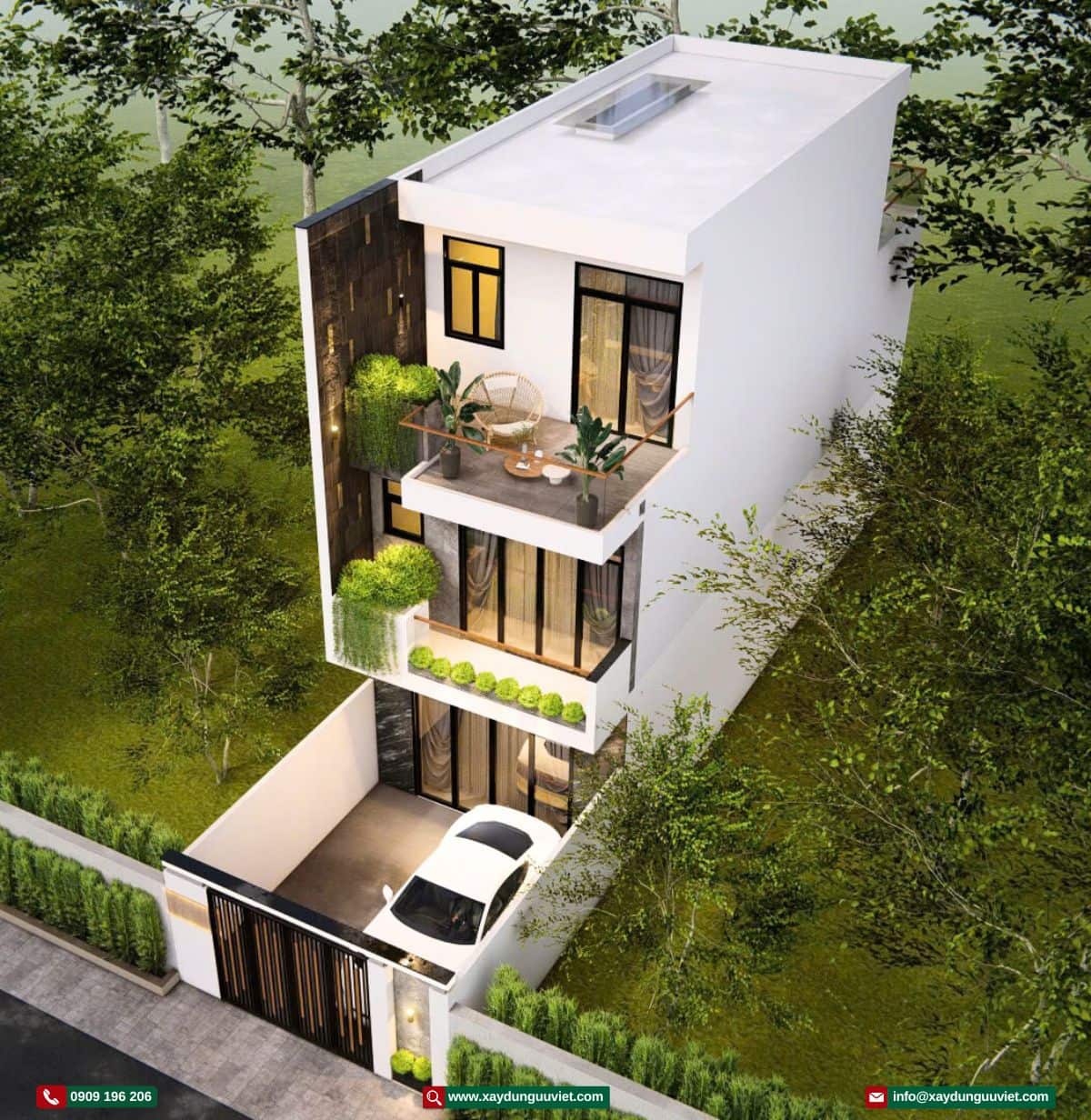 Mẫu nhà phố hiện đại