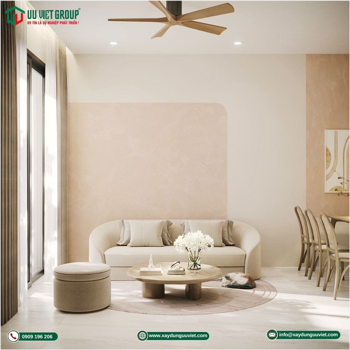 Mẫu nhà phố 1 trệt 2 lầu