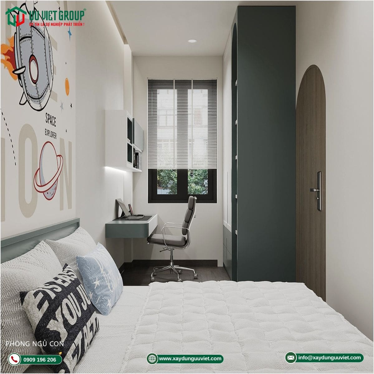 Mẫu nhà phố 1 trệt 2 lầu