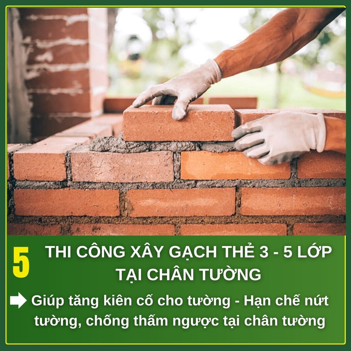 áp dụng thi công phần thô
