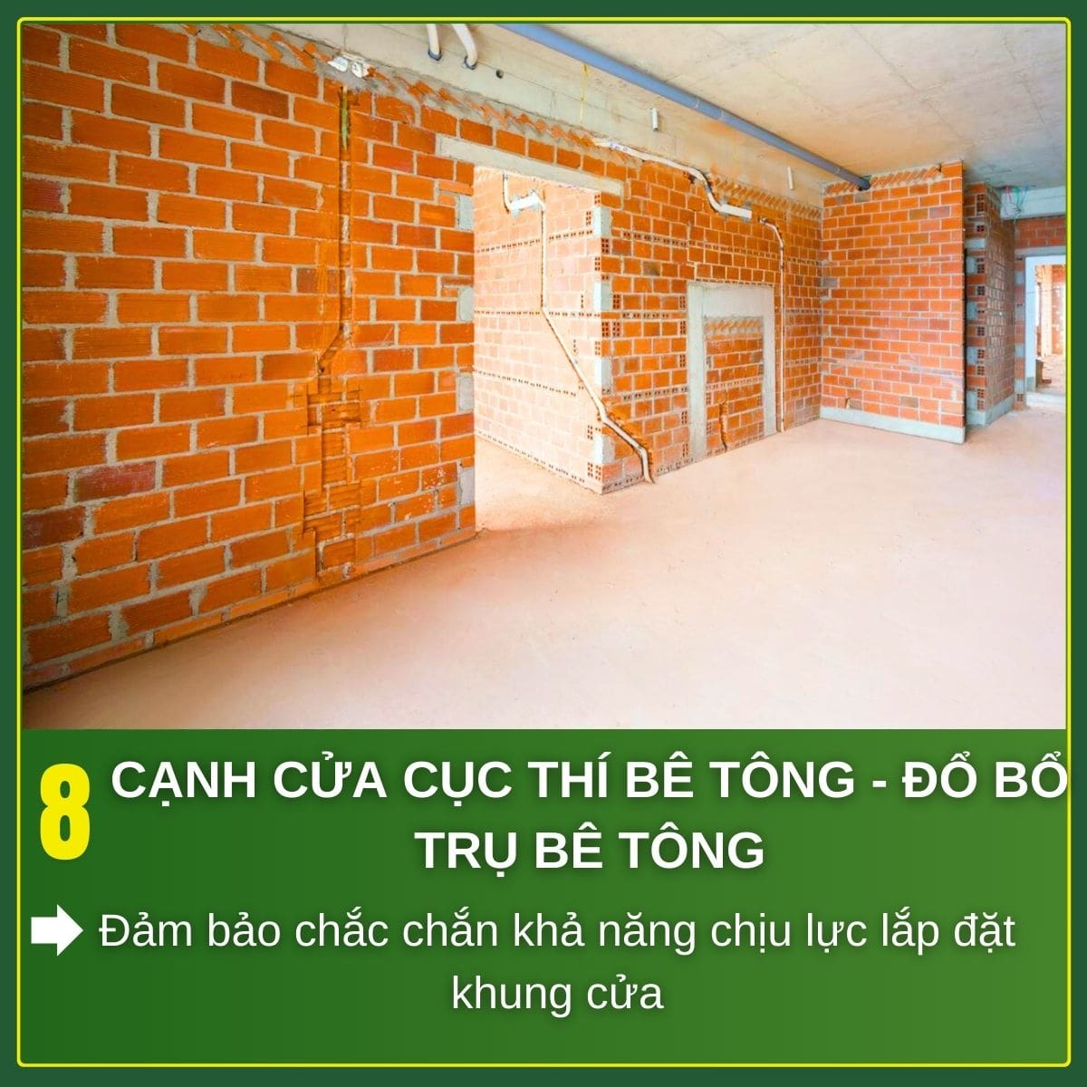 áp dụng thi công phần thô