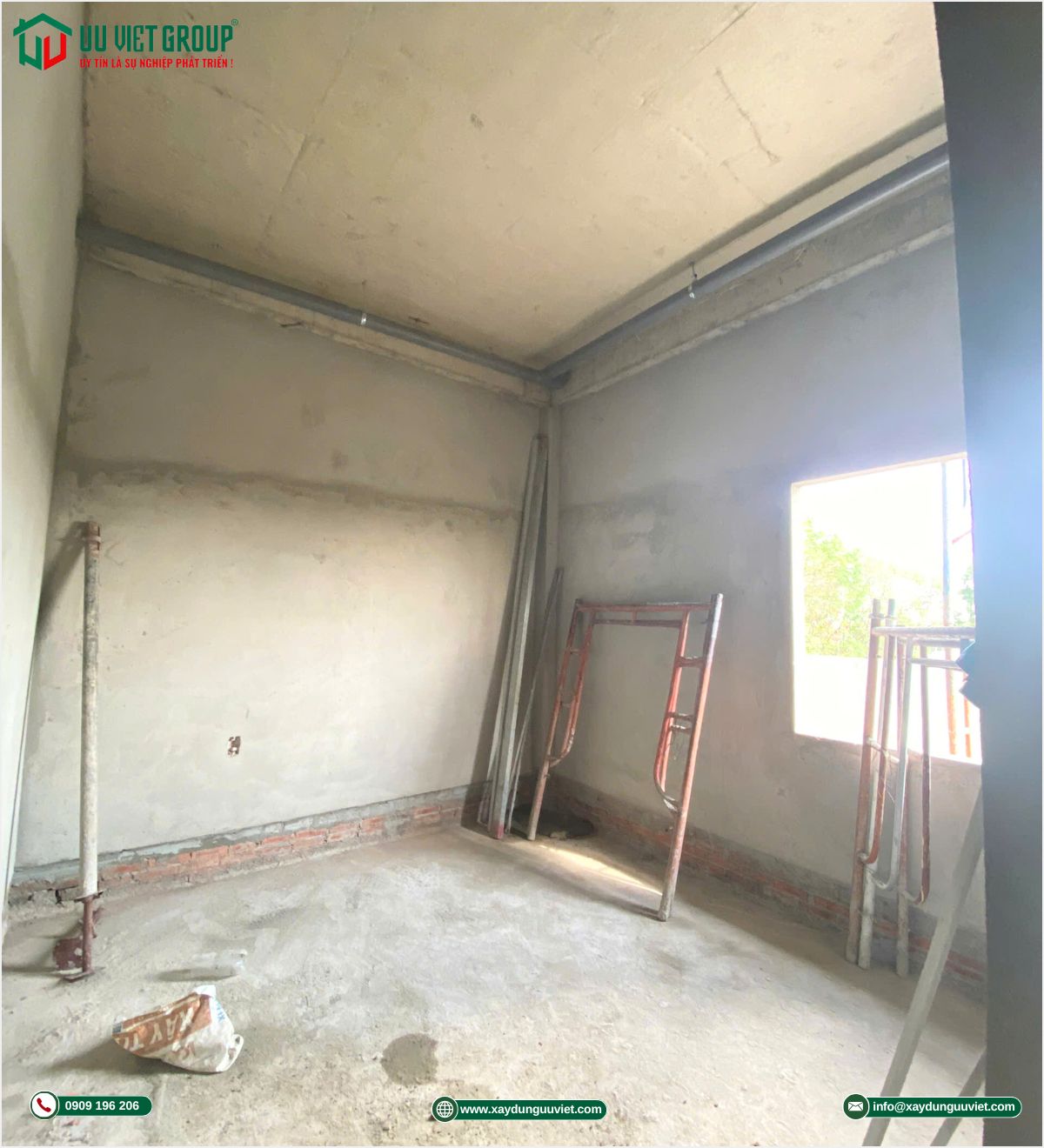 Tiến độ thi công nhà phố