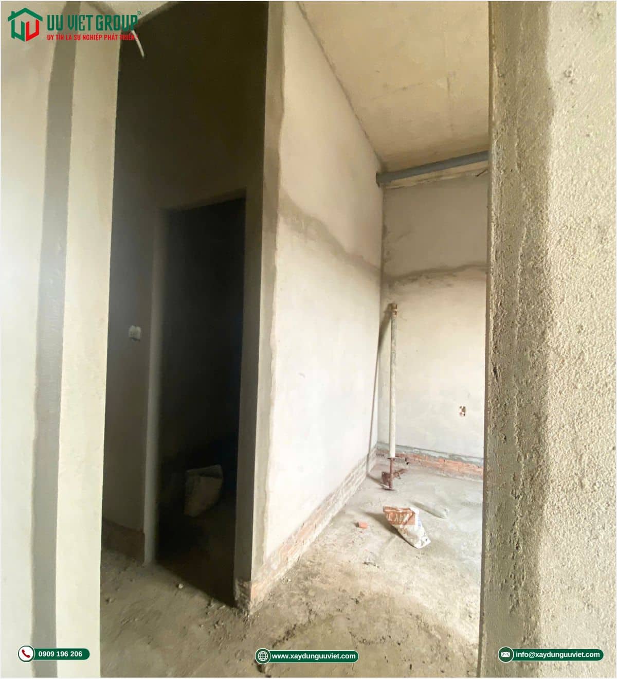 Tiến độ thi công nhà phố