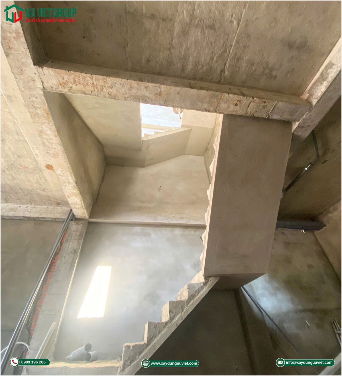 Tiến độ thi công nhà phố