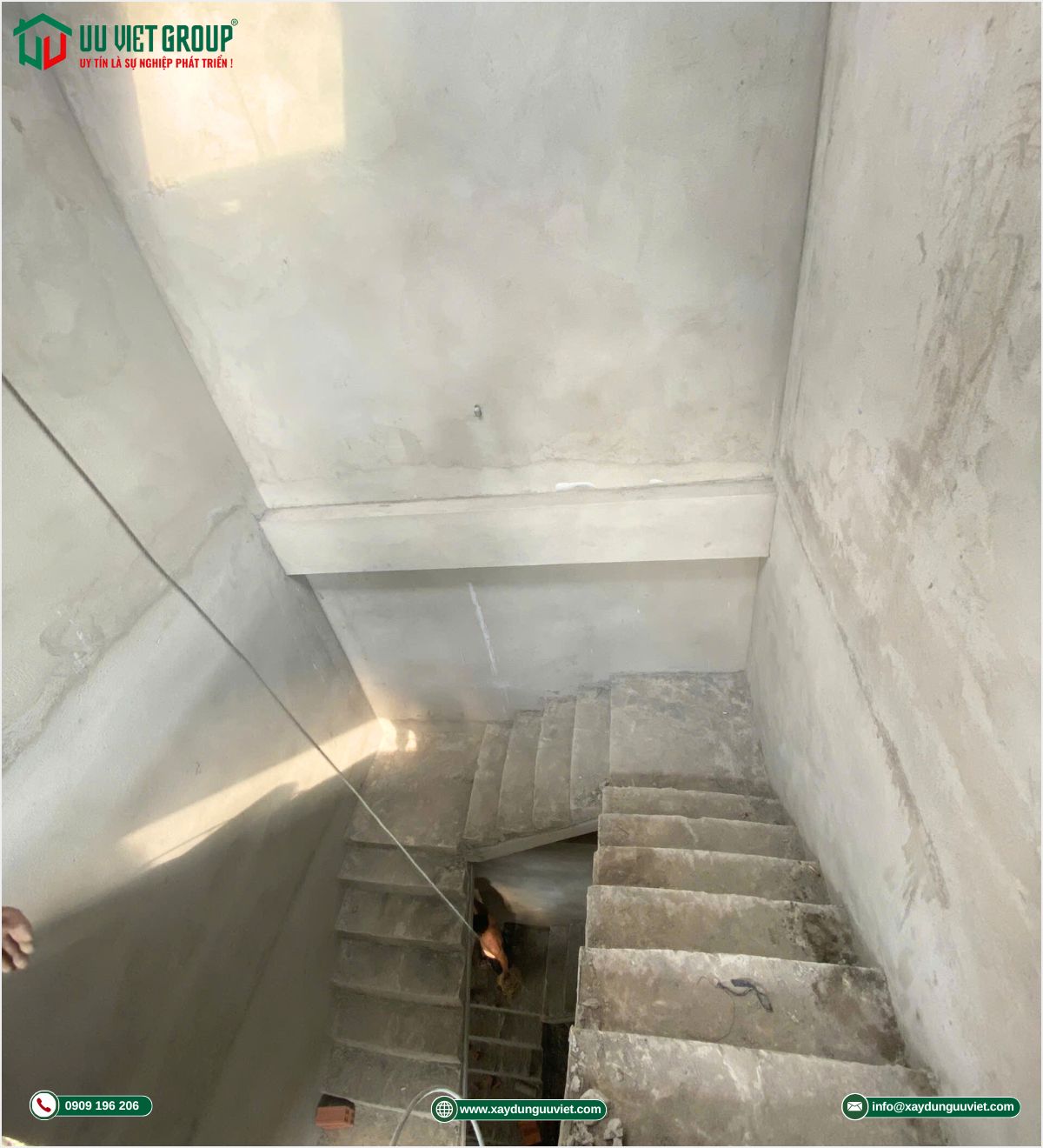 Tiến độ thi công nhà phố