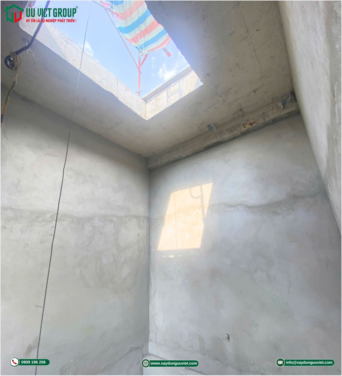 Tiến độ thi công nhà phố