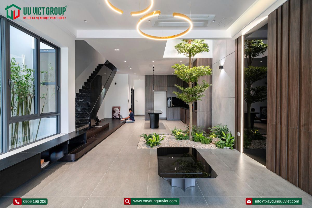 Hoàn thành nhà phố hiện đại