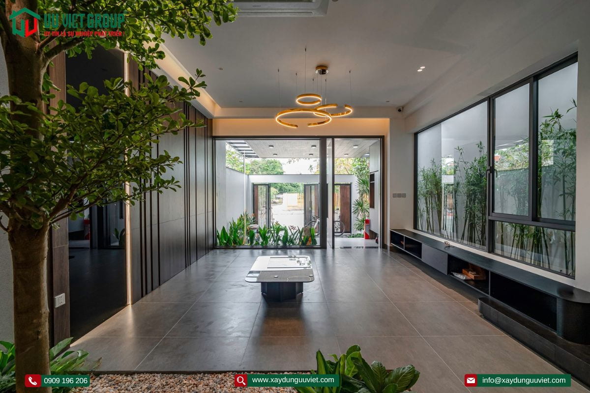Hoàn thành nhà phố hiện đại