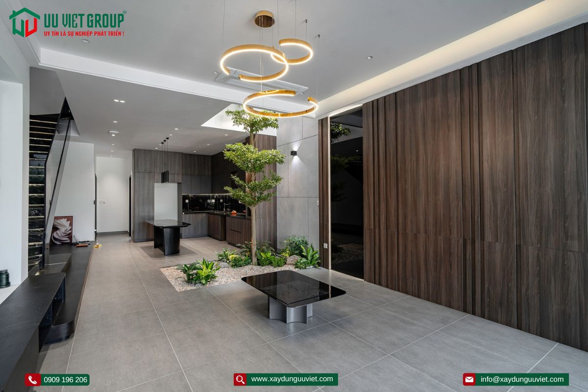 Hoàn thành nhà phố hiện đại