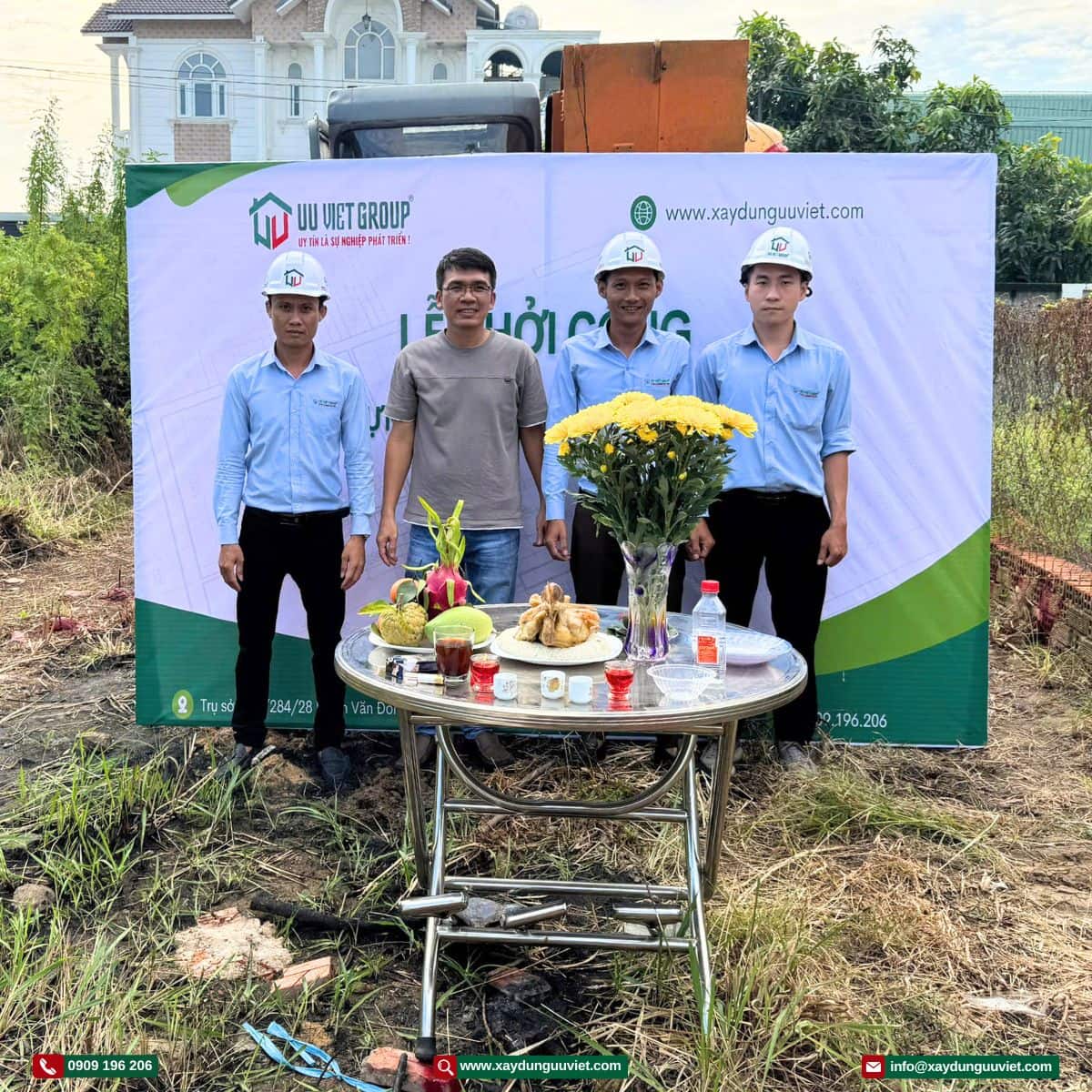 Khởi công xây nhà mới tại Hóc Môn