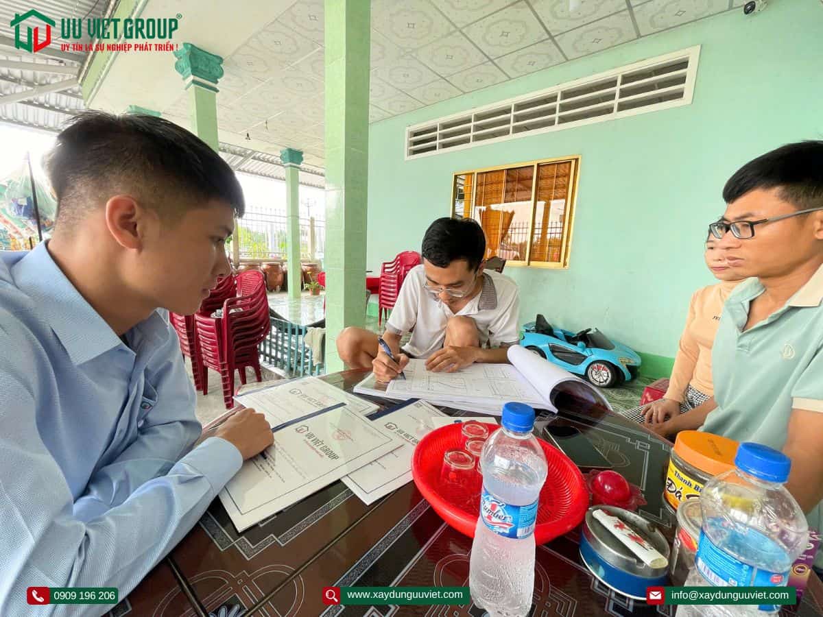 Ký kết hợp đồng xây nhà mới tại Tiền Giang