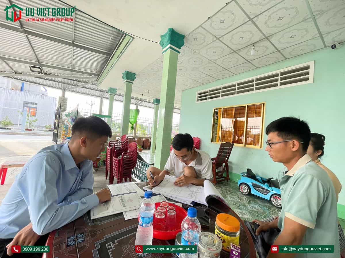 Ký kết hợp đồng xây nhà mới tại Tiền Giang