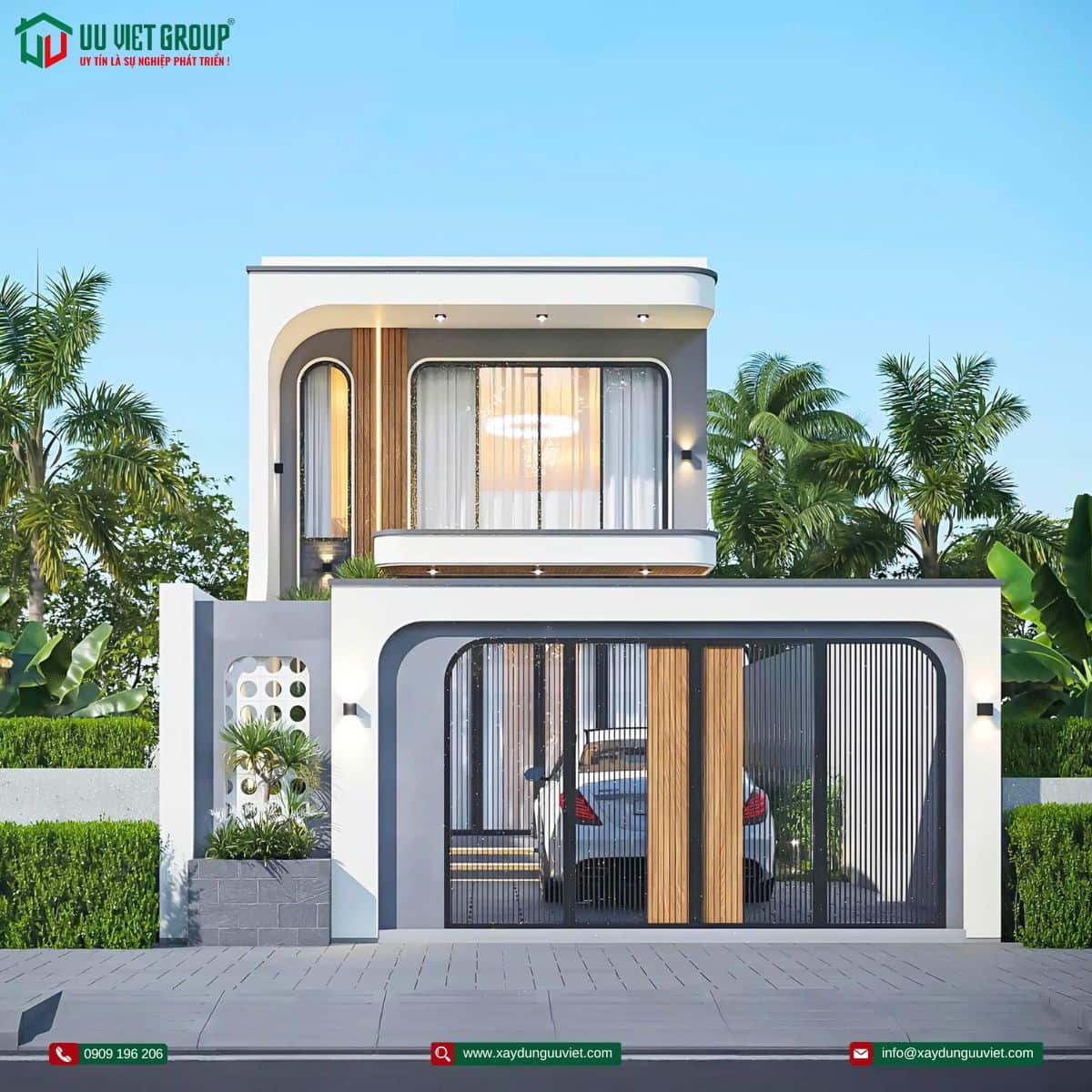 Nhà gác lững hiện đại