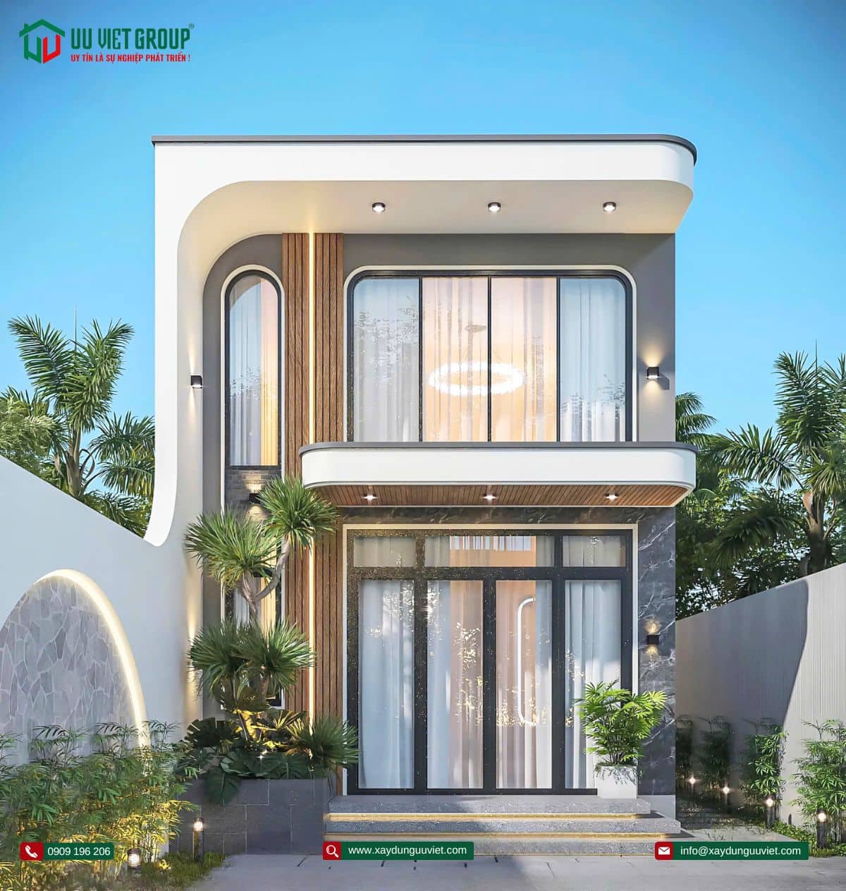 Nhà gác lững hiện đại