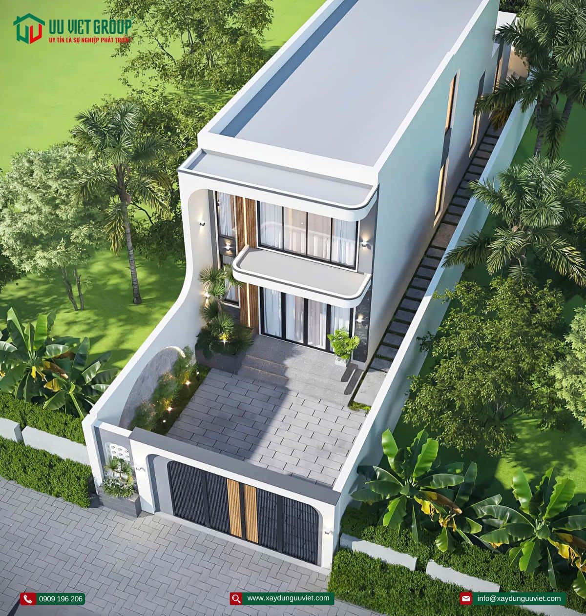 Nhà gác lững hiện đại