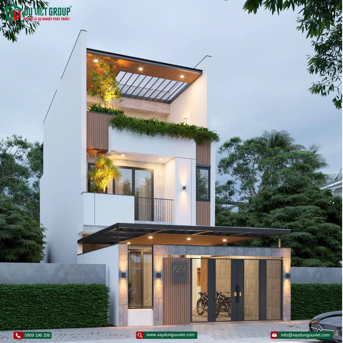 Nhà phố hiện đại