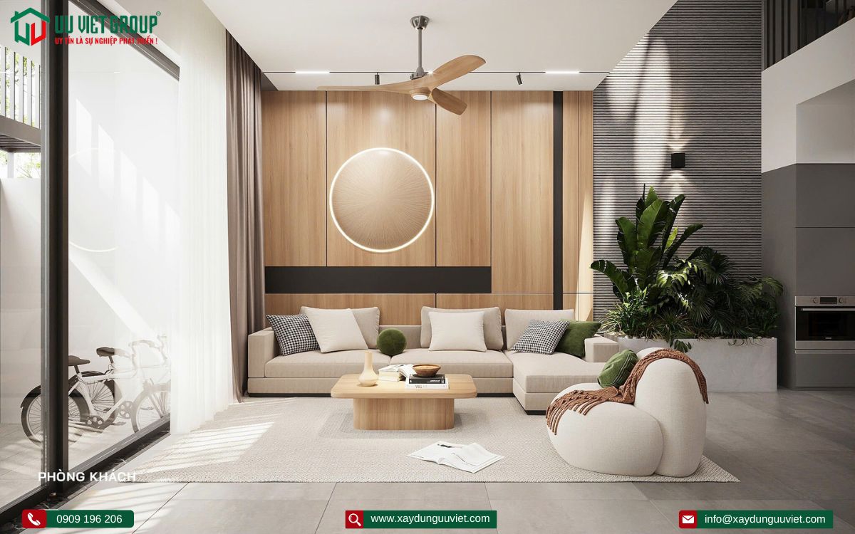 Nhà phố 1 trệt 2 lầu