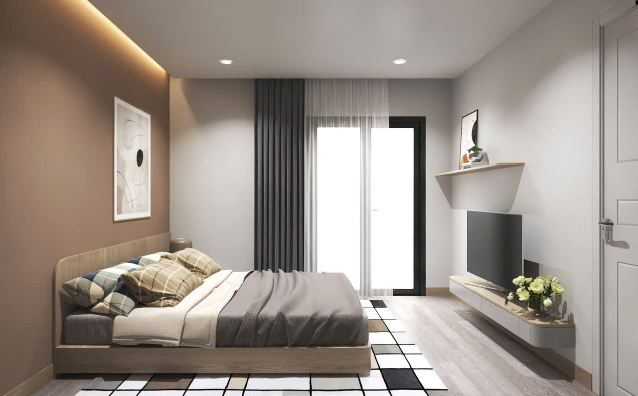 Nhà phố hiện đại 1 trệt 2 lầu