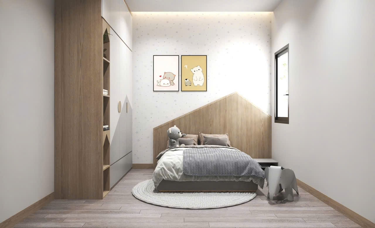 Nhà phố hiện đại 1 trệt 2 lầu