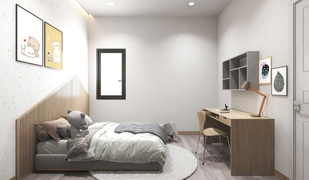 Nhà phố hiện đại 1 trệt 2 lầu