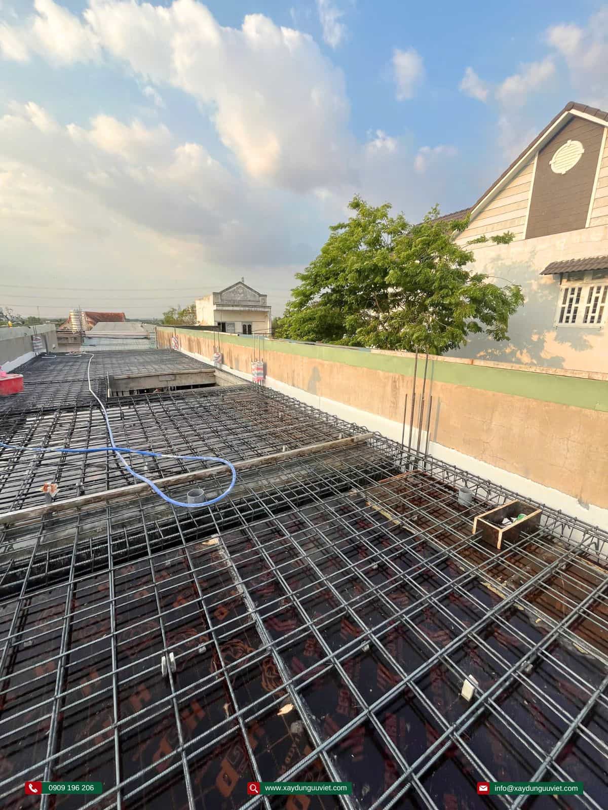 Tiến độ thi công nhà phố