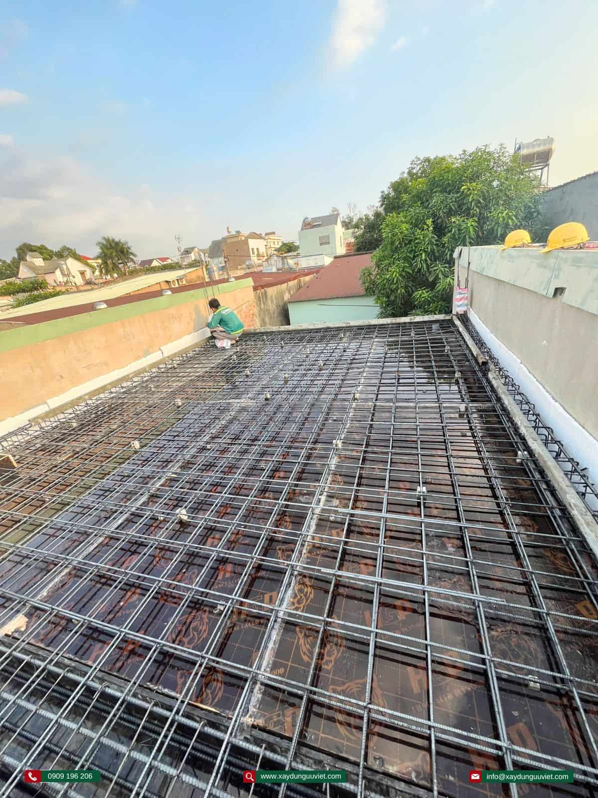 Tiến độ thi công nhà phố