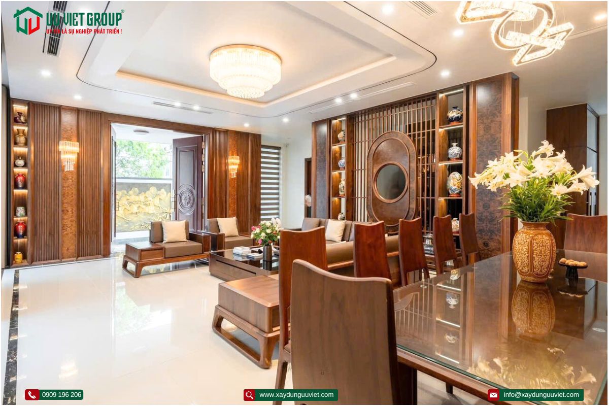 Hoàn thành biệt thự hiện đai