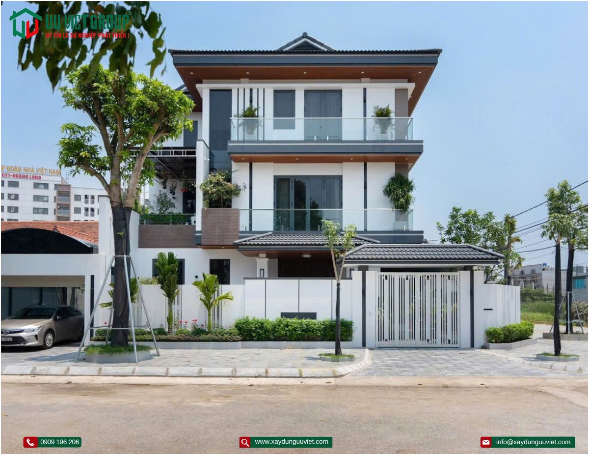 Hoàn thành biệt thự hiện đai