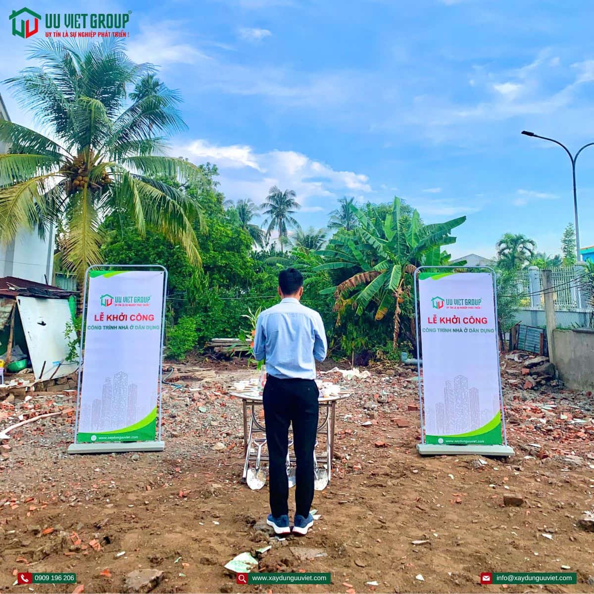 Khởi công nhà mới tại Tiền Giang