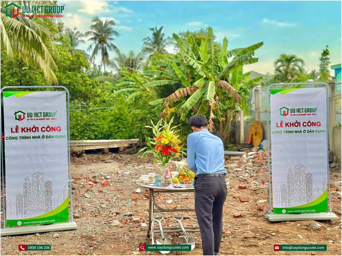 Khởi công nhà mới tại Tiền Giang